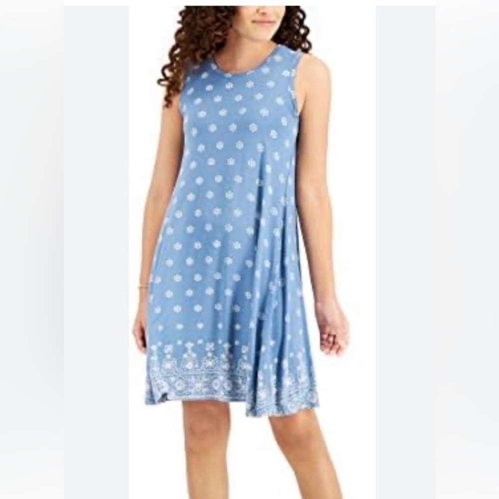 Style & Co® Printed Sleeveless Dress